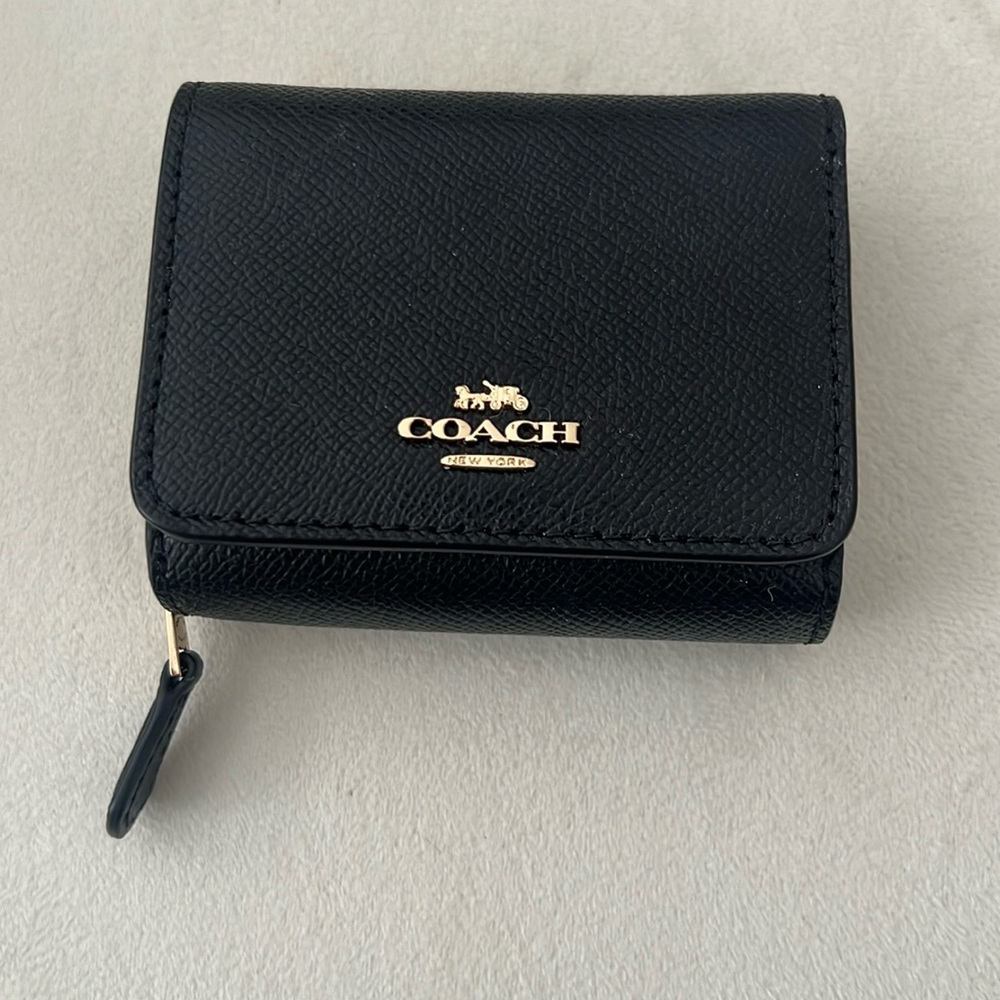 Coach trifold wallet
